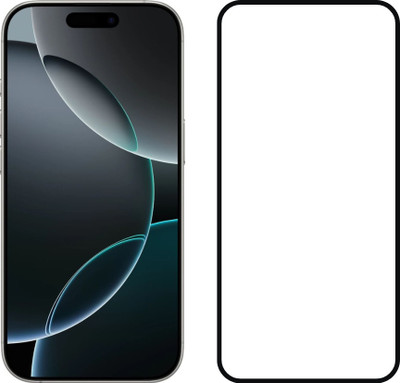 feriado Edge To Edge Tempered Glass for iPhone 16 Pro Max(Pack of 1)