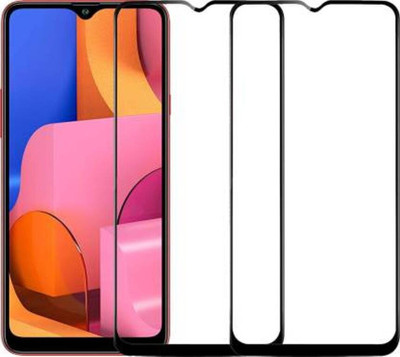 SRT Edge To Edge Tempered Glass for Samsung Galaxy A20s(Pack of 2)