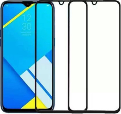 HIE POWER Edge To Edge Tempered Glass for Realme C2-11D (Pack of 2)(Pack of 2)