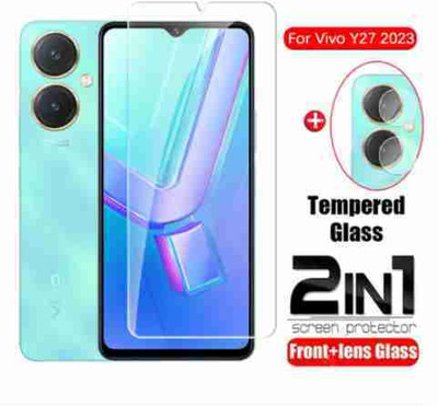Olonga Edge To Edge Tempered Glass for VIVO Y27(Pack of 1)