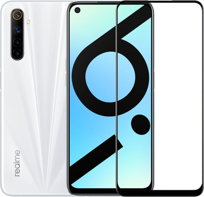 SEVEN7STAR Edge To Edge Tempered Glass for Realme 6i(Pack of 1)