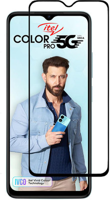 SM Styles Edge To Edge Tempered Glass for Itel Color Pro 5G(Pack of 1)