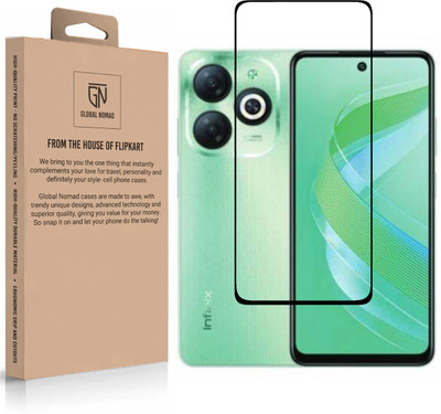 GLOBAL NOMAD Edge To Edge Tempered Glass for Infinix SMART 8 Plus(Pack of 1)