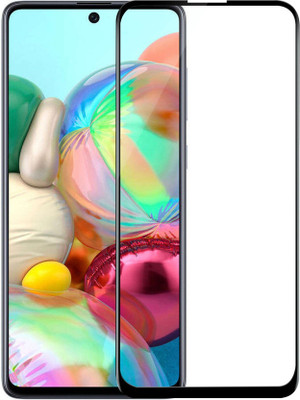 DMJHP Edge To Edge Tempered Glass for Samsung Galaxy A71(Pack of 1)