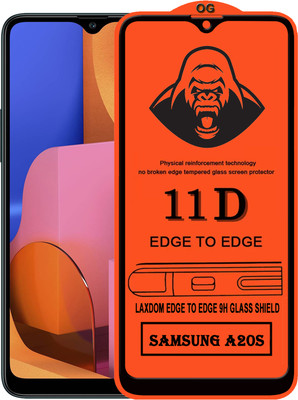 Laxdom Edge To Edge Tempered Glass for SAMSUNG GALAXY A20S(Pack of 1)