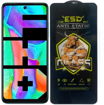 Resolute Edge To Edge Tempered Glass for Infinix Note 11s, ESD Tempered Glass, ESD Screen Protector, Anti Static, Screen Protector(Pack of 1)