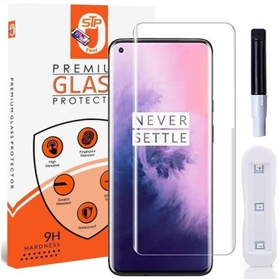 STP FEEL Tempered Glass Guard for Oneplus 9 Pro ,1+9 Pro 5G Premium High Quality UV Screen Protector With Installation Kit(Pack of 1)