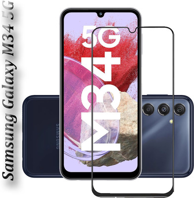 SNMART Edge To Edge Tempered Glass for SAMSUNG Galaxy M34 5G, (V-6.5)(Pack of 1)