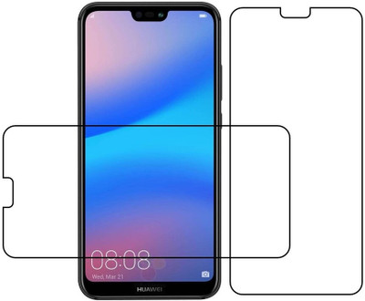 Fit size Impossible Screen Guard for Screen Gaurd Tempered glass plastic and Fiber huawei nova 3E(Pack of 1)