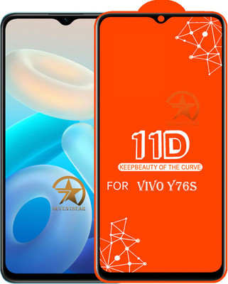 HQ Protection Edge To Edge Tempered Glass for VIVO Y76s(Pack of 1)