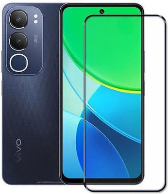 MB SHILD Edge To Edge Tempered Glass for vivo Y29 5G, Vivo T3X, IQOO Z9X, 2.5D Curved Edge Premium Tempered Glass for Ultimate Protection(Pack of 1)