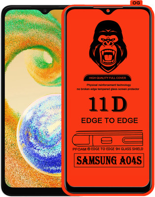 Laxdom Edge To Edge Tempered Glass for SAMSUNG GALAXY A04S(Pack of 1)