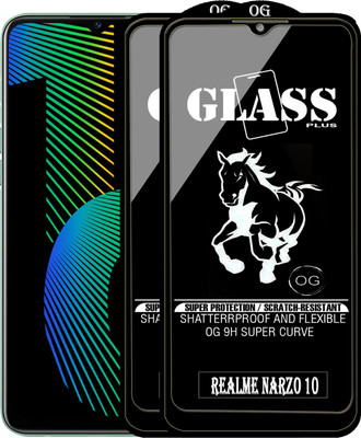 Rofix star Edge To Edge Tempered Glass for REALME NARZO 10(Pack of 2)
