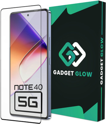 Gadget Glow Edge To Edge Tempered Glass for Infinix Note 40 5G, Infinix Note 40, Infinix Note 40X 5G, Infinix Note 40X(Pack of 1)
