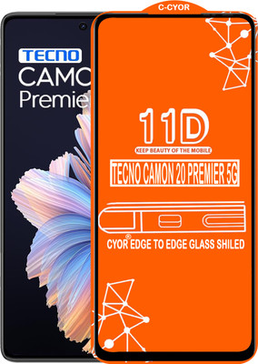 CYOR Edge To Edge Tempered Glass for TECNO CAMON 20 PREMIER 5G(Pack of 1)
