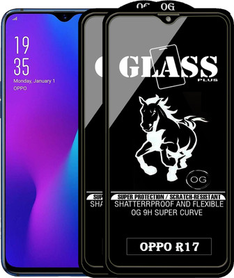 PFOAM Edge To Edge Tempered Glass for OPPO R17(Pack of 2)
