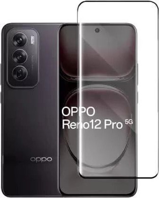 mobinix Edge To Edge Tempered Glass for Oppo Reno 12 Pro, Oppo F29 Pro, Full Adhesive UV Curved Screen Guard, Case Friendly with installation kit & Guide(Pack of 1)