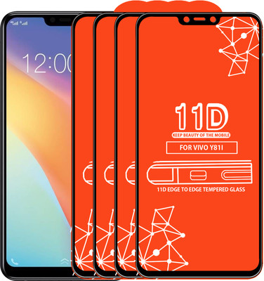 Roxel Edge To Edge Tempered Glass for Vivo Y81I(Pack of 4)