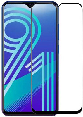 KARTRAY Edge To Edge Tempered Glass for Vivo Y91(Pack of 1)