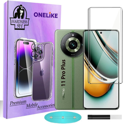 OneLike Edge To Edge Tempered Glass for Realme 11 Pro Plus 5g, Realme 11 pro plus(Pack of 1)