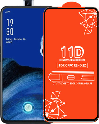 Qyist Edge To Edge Tempered Glass for OPPO Reno 2z(Pack of 1)