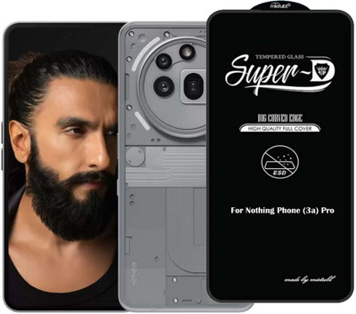 Mersal Edge To Edge Tempered Glass for Nothig Phone 3a Pro 5g(Pack of 1)