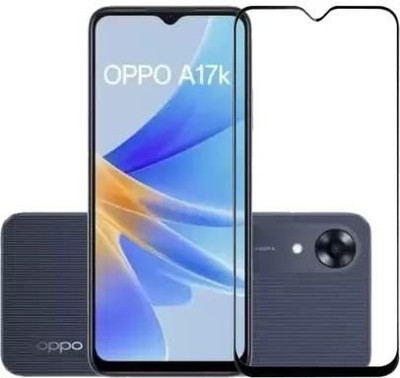 VDAT Edge To Edge Tempered Glass for OPPO A17K(Pack of 1)