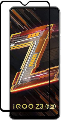 MB SHILD Edge To Edge Tempered Glass for iQOO Z6 Lite, iQOO Z6, iQOO Z3, 2.5D Curved Edge Premium Tempered Glass for Ultimate Protection(Pack of 1)