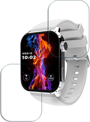 ARBAN Edge To Edge Tempered Glass for beatXP Unbound+ 1.8 inch SMARTWATCH SCREEN GUARD(Pack of 2)