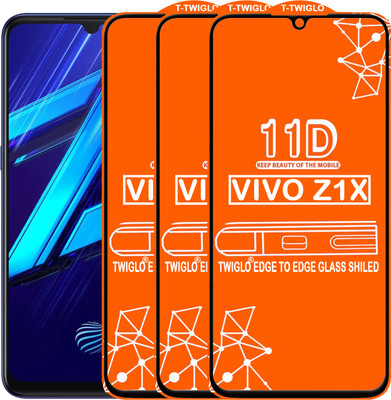 TWIGLO Edge To Edge Tempered Glass for VIVO Z1X(Pack of 3)
