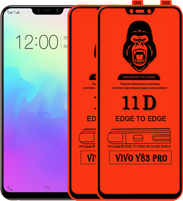 Laxdom Edge To Edge Tempered Glass for VIVO Y83 PRO(Pack of 2)