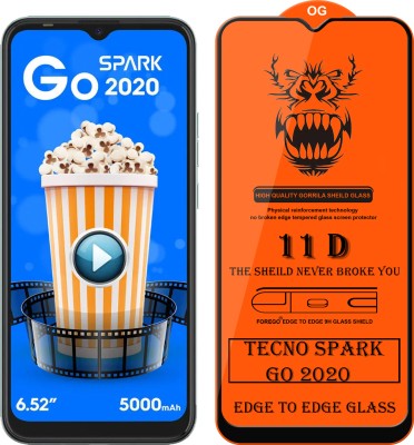 Forego Edge To Edge Tempered Glass for Tecno Spark Go 2020(Pack of 1)