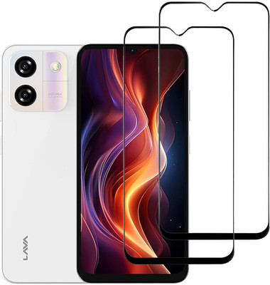 KARTRAY Edge To Edge Tempered Glass for LAVA Yuva Star(Pack of 2)