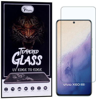 iKare Edge To Edge Tempered Glass for Vivo X60 Pro 5G(Pack of 1)