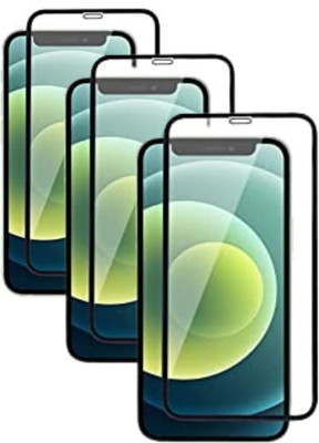 YuviKrissh Edge To Edge Tempered Glass for iPhone 12 mini(Pack of 3)