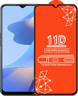 Qyist Edge To Edge Tempered Glass for Oppo A54S(5G)(Pack of 1)