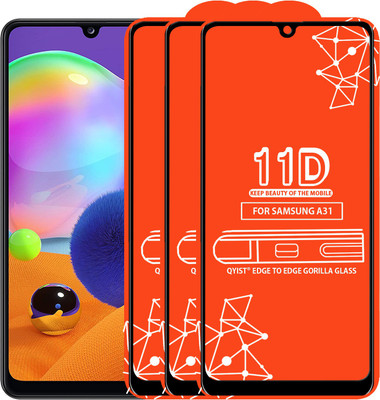 Qyist Edge To Edge Tempered Glass for Samsung Galaxy A31(Pack of 3)