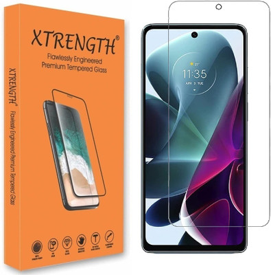 XTRENGTH Edge To Edge Tempered Glass for Motorola Edge 30 Pro(Pack of 1)