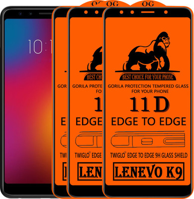 TWIGLO Edge To Edge Tempered Glass for LENEVO K9(Pack of 3)