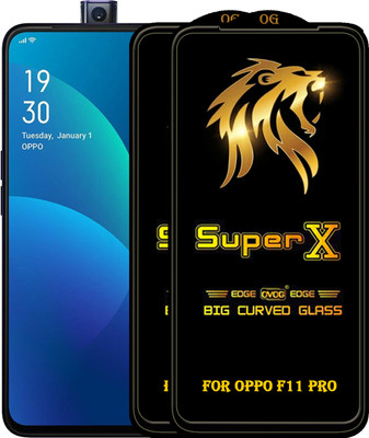 PFOAM Edge To Edge Tempered Glass for OPPO F11 PRO(Pack of 2)