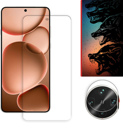 ARBAN Edge To Edge Tempered Glass for Oppo Find X8 Ultra 5G Tempered Screen Protector | Anti-Scratch | Edge to Edge Full Coverage | 9H Hardness ( 1 FRONT SCREEN GUARD + 1 CAMERA LENS PROTECTOR + 1 FREE BACK EMBOSSED SKIN061 )(Pack of 1)