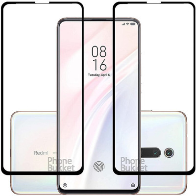 Cover Alive Edge To Edge Tempered Glass for Mi K20, Mi K20 Pro(Pack of 2)