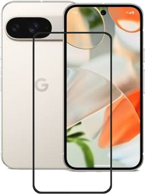 BRENZZ Edge To Edge Tempered Glass for Google Pixel 9, Pixel 9(Pack of 1)