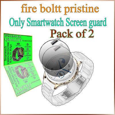 HIDEOUS Edge To Edge Tempered Glass for Fire-Boltt Pristine(Pack of 2)