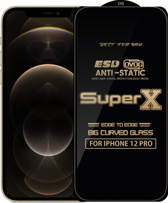 Qyist Edge To Edge Tempered Glass for IPHONE 12 PRO(Pack of 1)
