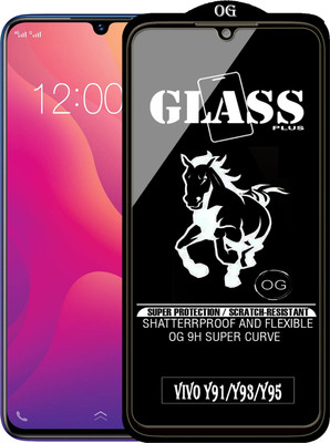PFOAM Edge To Edge Tempered Glass for VIVO Y91(Pack of 1)