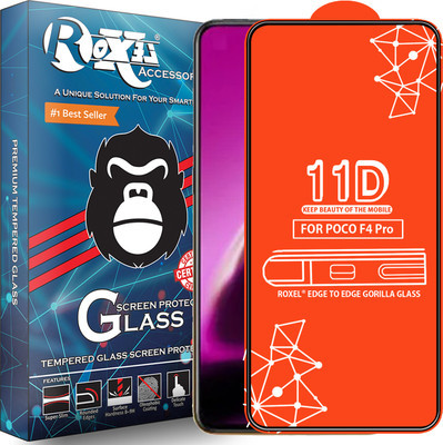 Roxel Edge To Edge Tempered Glass for Poco F4 Pro(Pack of 1)