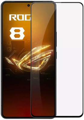 FwellT Edge To Edge Tempered Glass for Asus Rog 8 5G(Pack of 1)