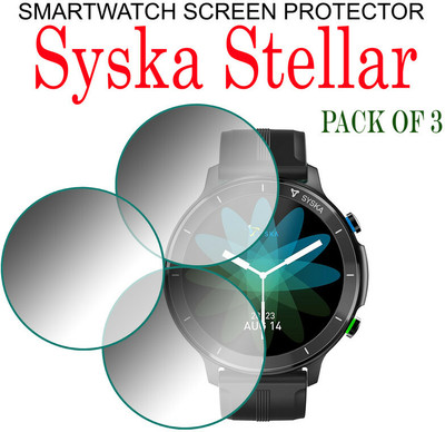 hirdesh Edge To Edge Tempered Glass for Syska Stellar(Pack of 3)