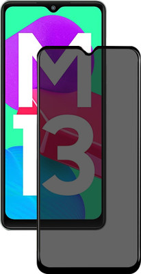 GLOBAL NOMAD Edge To Edge Tempered Glass for SAMAUNG M13 (Privacy Glass)(Pack of 1)